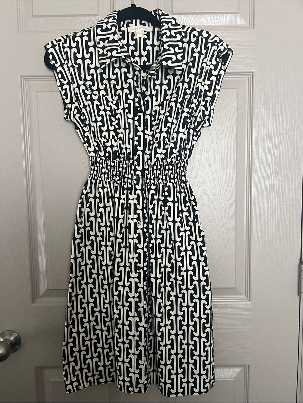 Black & White Geometric Dress